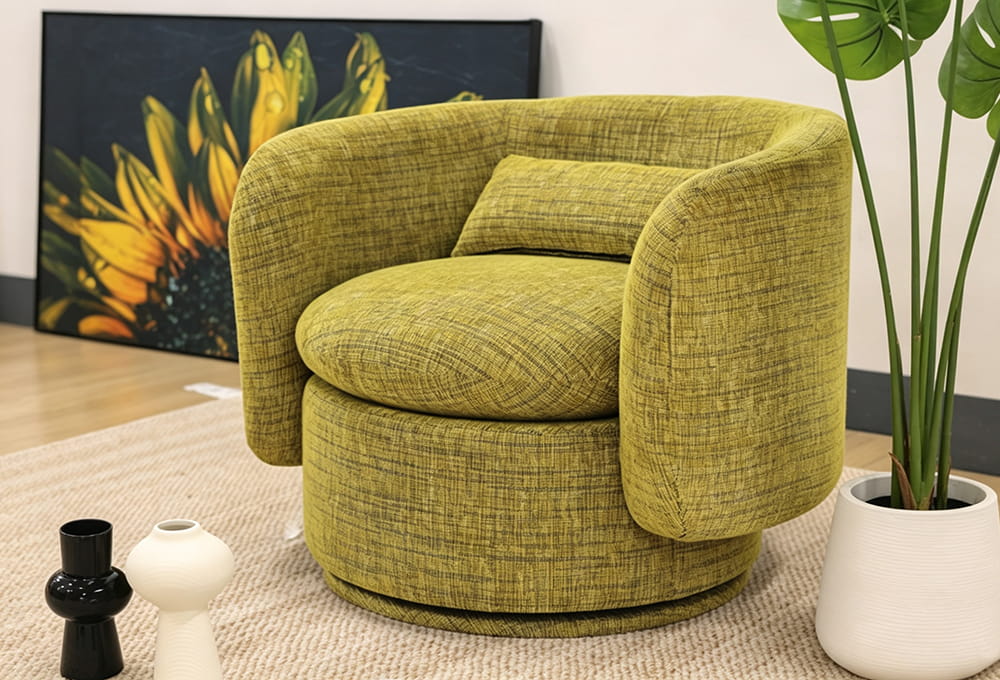 Bedroom Swivel Lounge Chair