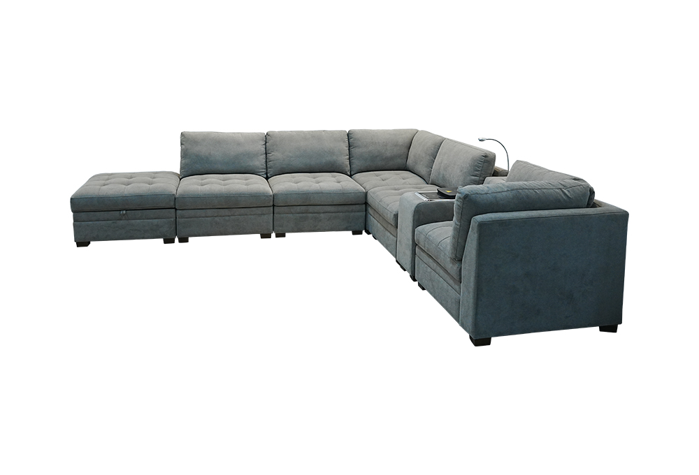 Cooler-Table Modular Sectional Sofa Set
