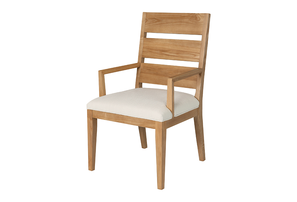 Armed Solid Wood Dining Chair
