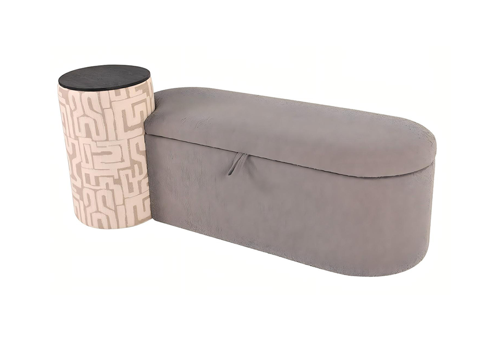 Color-Block Multi-Purpose Storage Bench