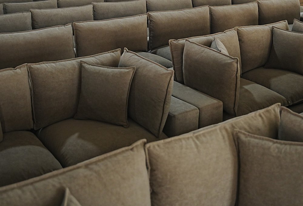 Plush Velvet Modular Sectional Sofa